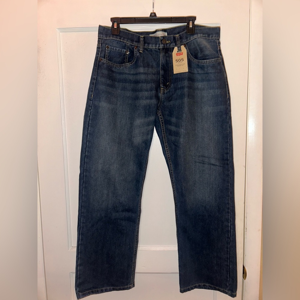 Levi’s 505 Regular Men’s Dark Blue Jeans